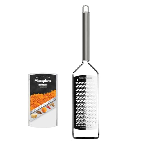 Microplane Professional Series Kitchen Grater new Fine for Hard Cheese, Citrus Fruits, Garlic, Chili, Cinnamon and Nutme