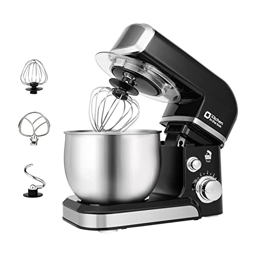 Kitchen in the box Stand Mixer,3.2Qt Small Electric Food Mixer,6 Speeds Portable Lightweight Kitchen Mixer for Daily Use