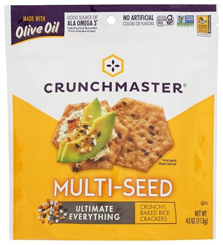 Crunchmaster Multi-Seed Crackers, Ultimate Everything, 4 Ounce