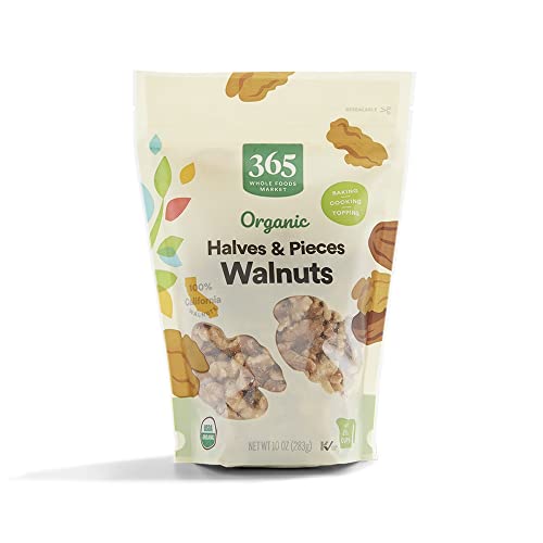 365 by Whole Foods Market, Organic Halves & Pieces Walnuts, 10 Ounce