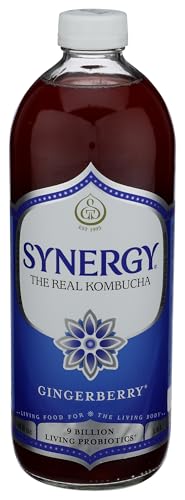 Synergy The Real Kombucha, Gingerberry - 48oz