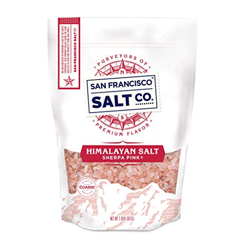 Sherpa Pink Himalayan Salt – Coarse Grain, 2 lbs. | All-Natural, Gluten-Free, No Additives | Perfect for Everyday Cookin