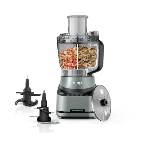 Ninja 9-Cup Food Processor for Kitchen, 1000PW motor, 9-Cup Processing Bowl, Multiple Blades and Adjustable Speed, for C