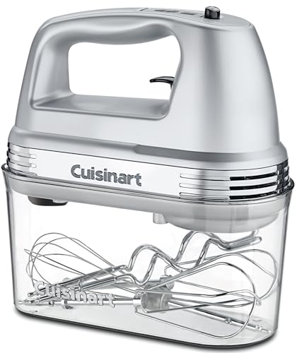 Cuisinart Power Advantage Plus 9-Speed Hand Mixer, 220W Motor, Electric Mixer with Dishwasher-Safe Beaters, Storage Case