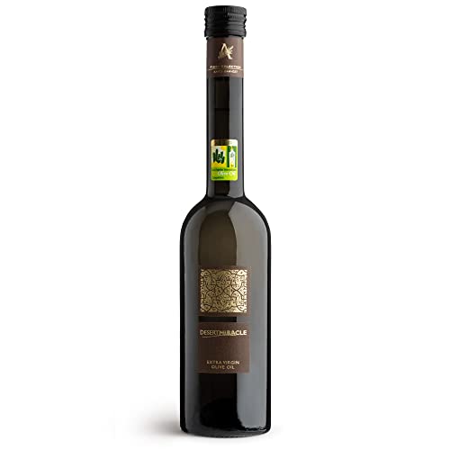 DESERT MIRACLE Cold Pressed Polyphenol Rich Moroccan Olive Oil, Extra Virgin Olive Oil with High Polyphenols, Organic, F