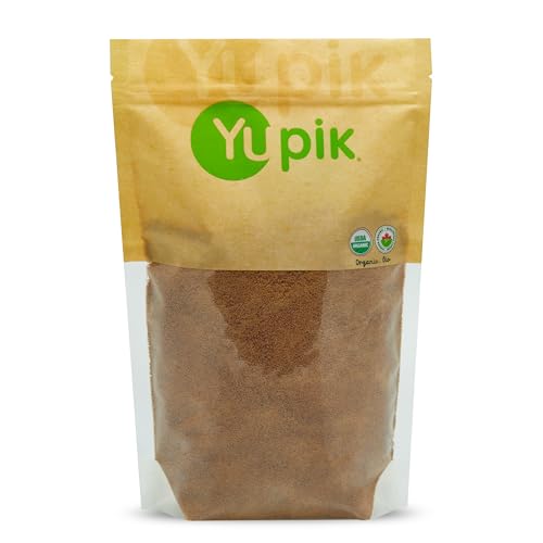 Yupik Organic Coconut Palm Sugar 2.2 lb (35.2 oz), USDA Certified, Non-GMO, Vegan, Gluten-Free, Kosher, Unrefined Natura