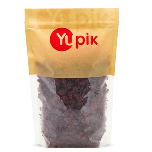 Yupik Dried Cranberries, 2.2 lb (35.2 oz), Dried Whole Fruits, Fruity & Tart, Plump & Chewy, Source of Fiber, Healthy Sn