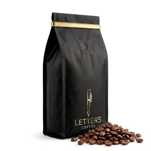Letters Coffee — Single Origin Guatemalan Whole Bean Medium Roast, Huehuetenango Highlands, Grade A Specialty Coffee, 12