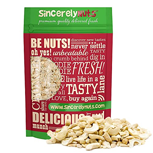 Sincerely Nuts - Raw Cashews Pieces Unsalted | Healthy Snack, Source of Protein | Keto and Paleo Friendly Gourmet Qualit