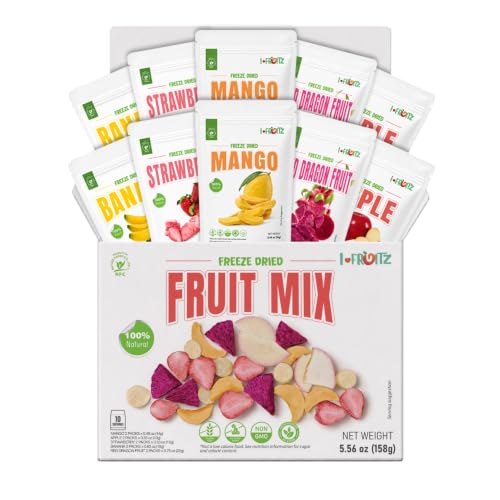 NFC, IFRUITZ Freeze-Dried Mixed Fruit, Crispy Snack, 5.56oz (Pack of 10)
