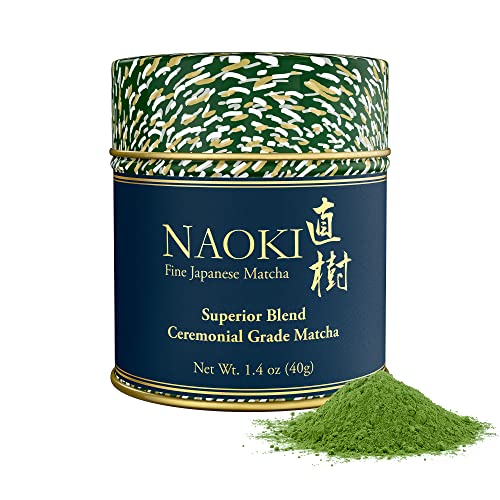 Naoki Matcha Superior Ceremonial Blend – Authentic Japanese First Harvest Ceremonial Grade Matcha Green Tea Powder from 