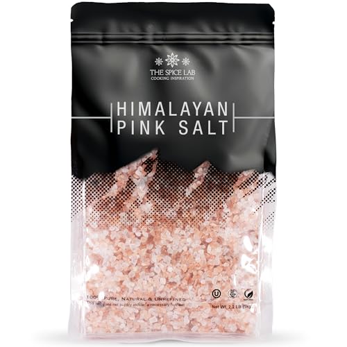 The Spice Lab Pink Himalayan Salt, Coarse, 2.2 lb / 1 Kilo