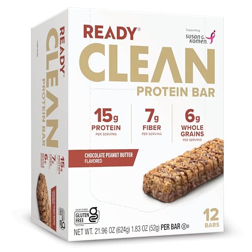 Ready® Protein Bars – High-Protein Snack with 15g Whey Protein, With Flaxseeds and Omega-3s for Sustained Energy, Suppor