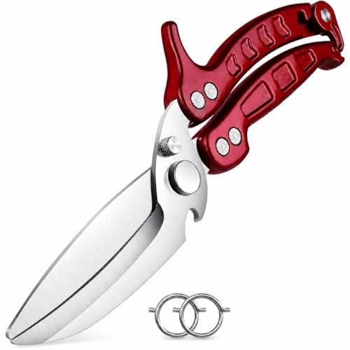 DRAGON RIOT Heavy Duty Poultry Shears - A Must Have Kitchen Shears for Chicken and Meat Cutting - Dishwasher Safe and St