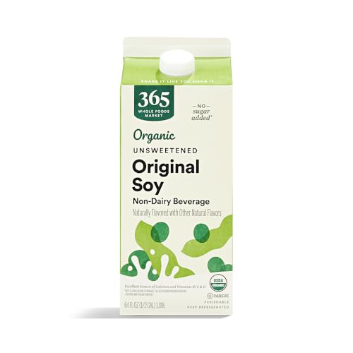 365 by Whole Foods Market, Organic Unsweetened Soymilk, 64 fl oz