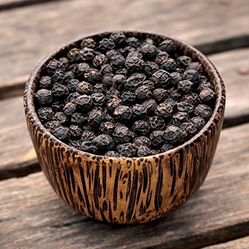 THE ORGANIC PANTRY Black Peppercorns – 1 pound– USDA Organic Whole Tellicherry Peppercorns – Steam Sterilized, All Natur