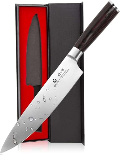 imarku Japanese Chef Knife - Sharp Kitchen Knife 8 Inch Chef's Knives HC Steel Paring Knife, Unique Gifts for Men and Wo