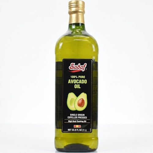 Sadaf Avocado Oil - First Cold Press Avocado Oil for Cooking and Food Flavoring - 100% Pure - Aceite de Aguacate - Non-G