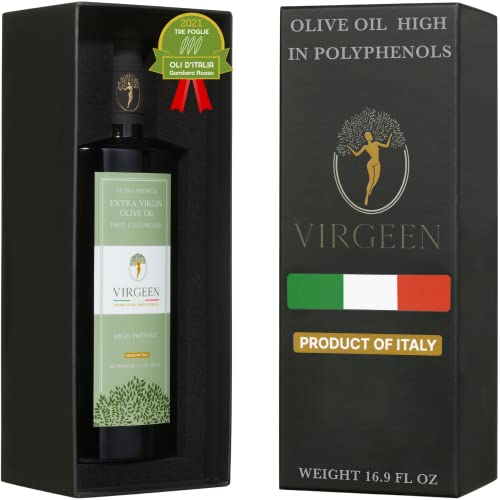 N°1 Drinking Extra Virgin Olive Oil - Italian Olive Oil from Italy 2026 Gold Awards Winner - 522 High Polyphenols evoo -