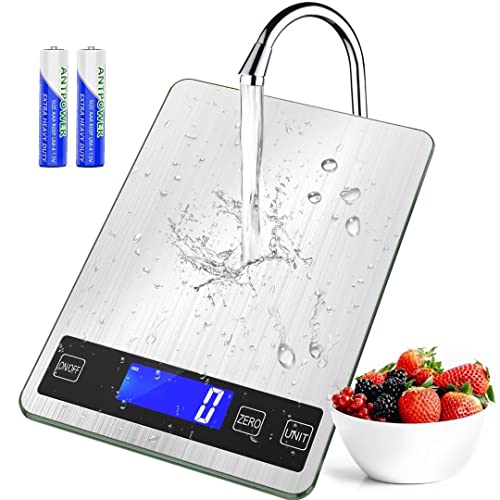 BACK KTCL''Cooking Master' 22lb Digital Kitchen Scale,Food Scale Measures in Grams and Ounces for Weight Cooking Baking,