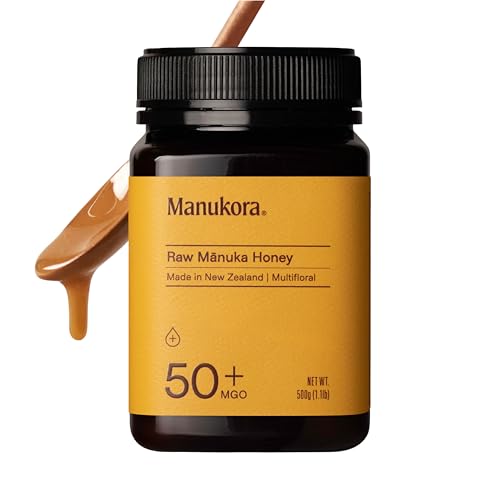 Manukora Raw Manuka Honey MGO 50+ New Zealand Non-GMO Daily Support 500g