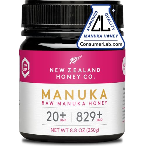 New Zealand Honey Co. Raw Manuka Honey UMF 20+ / MGO 829+ | UMF Certified Raw Honey | 8.8oz