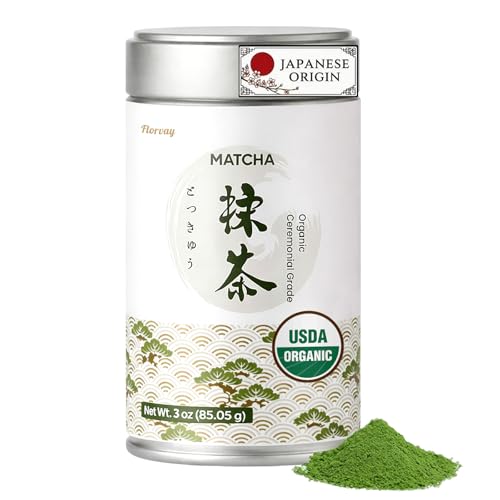Japanese Ceremonial Grade Matcha Powder – USDA Organic | 3oz Tin | Smooth Taste with Low Bitterness | Calm, Clear Energy