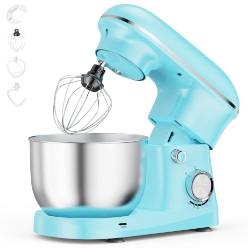 OLIXIS 4.2 Qt Stand Mixer, 10-Speed Tilt-Head Electric Mixer for Baking