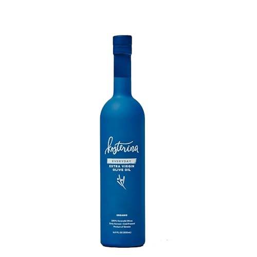 Kosterina - Everyday Organic Extra Virgin Olive Oil, High Heat Cooking Greek EVOO, Made from 100% Pure Early Harvest Kor