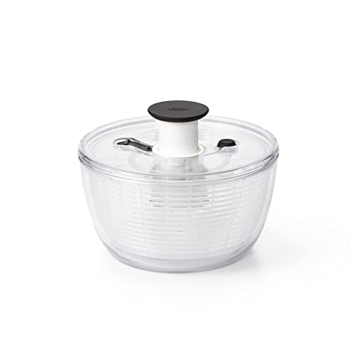 OXO Good Grips Small Salad & Herb Spinner, Vegetable Washer with Strainer