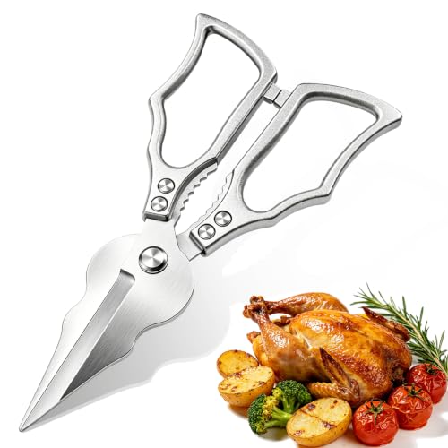 ZETUSALAR Kitchen Shears Heavy Duty, Stainless Steel Kitchen Scissors