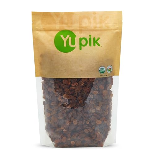 Yupik Organic Sultana Raisins, 2.2 lb (35.2 oz), Gluten-Free, Kosher, Non-GMO, Vegan, Whole Dried Fruits, Naturally Swee