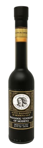 Cucina & Amore Balsamic Vinegar Of Modena | High Density, Authentic Italian IGP, Food Glaze, Reduction, Salad Dressing, 