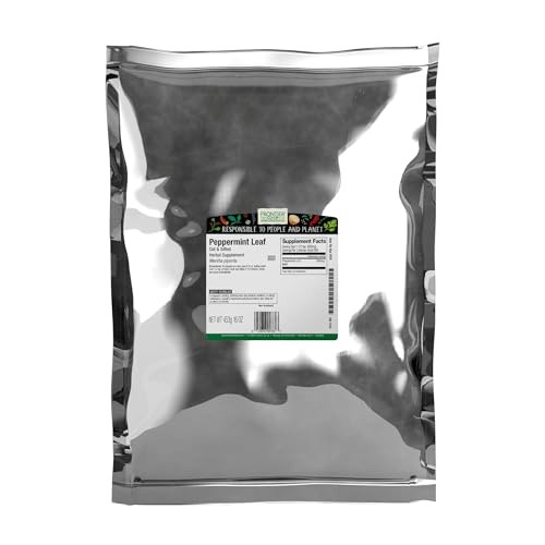 Frontier Co-op Peppermint Leaf, Cut and Sifted Leaves, Kosher | 16 Ounce (Pack of 1)