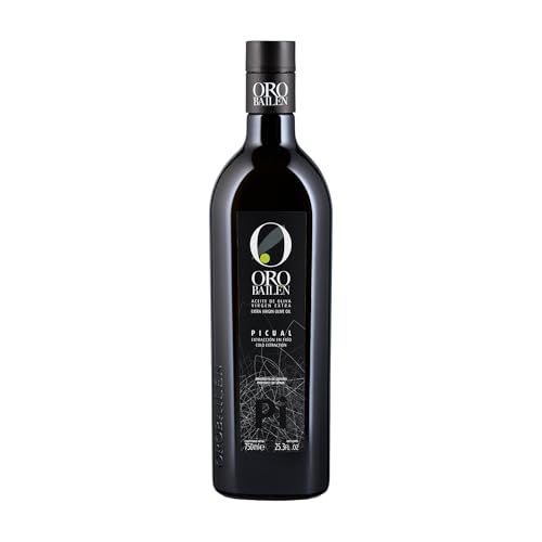 Oro Bailen Reserva Familiar Picual 2020 Harvest - 0.75 Liter / 25.4 Ounce - Spanish Extra Virgin Olive Oil from Jaen, An