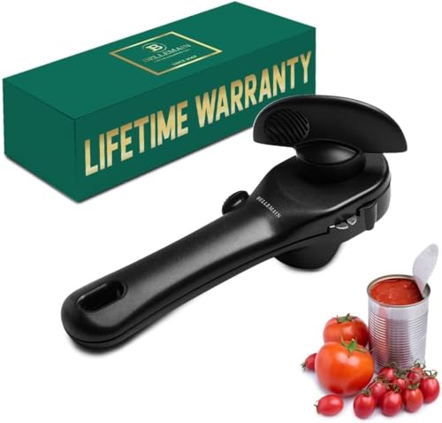 Bellemain Ergonomic Can Opener, Easy Safe-Cut for Seniors & Restaurants