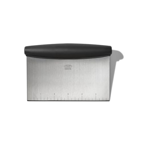 OXO Good Grips Bench Scraper & Chopper, 1 Count, Stainless Steel