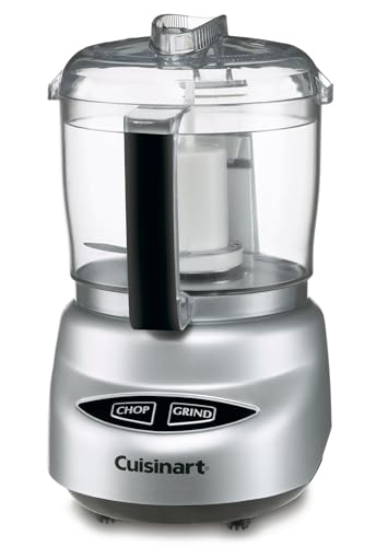 Cuisinart Food Processor, Mini-Prep 3 Cup, 24 oz, Brushed Chrome and Nickel, DLC-2ABC