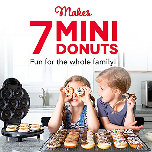 DASH Mini Donut Maker Machine for Kid-Friendly Breakfast, Snacks, Desserts & More with Non-stick Surface, Makes 7 Doughnuts - Aqua