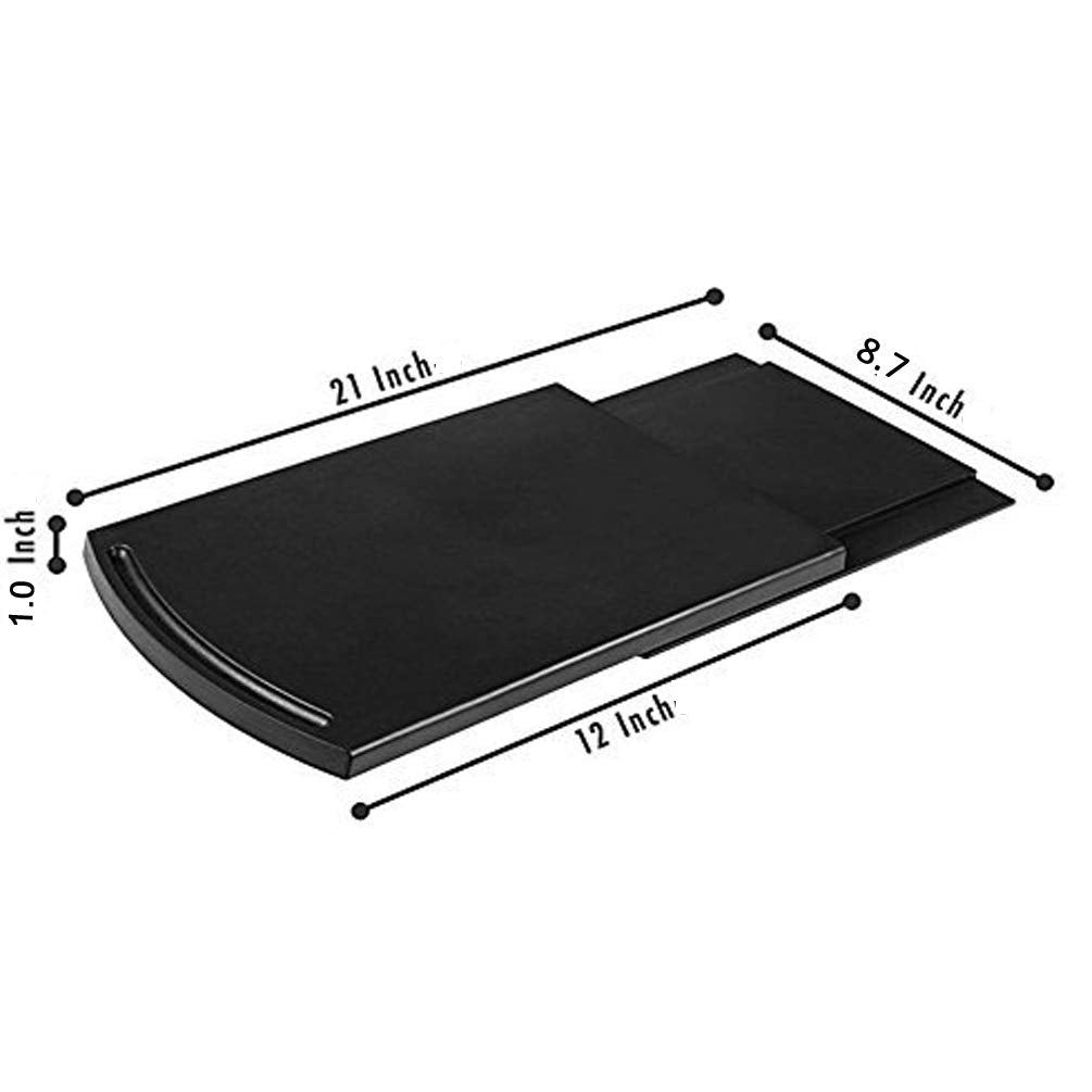 HauSun Handy Sliding tray Sliding Tray Mat for Coffee Maker,Kitchen Appliance Moving Caddy,Countertop Stoage for Air Fryer, Blender, Stand Mixer,Food Processors,2 Sets