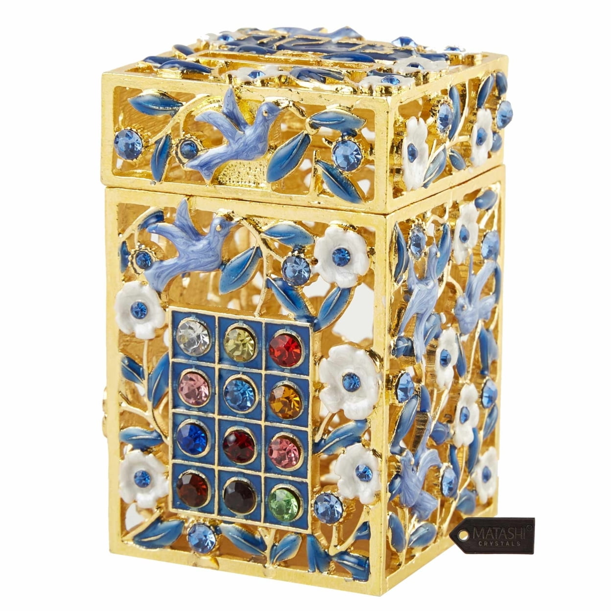 Better Homes & Gardens Scalloped Wooden Jewelry Box, Trinket Organizer with Lid, Decorative Storage for Rings, Earrings, Keepsakes, Nightstand or Dresser Display, Natural Wood Finish