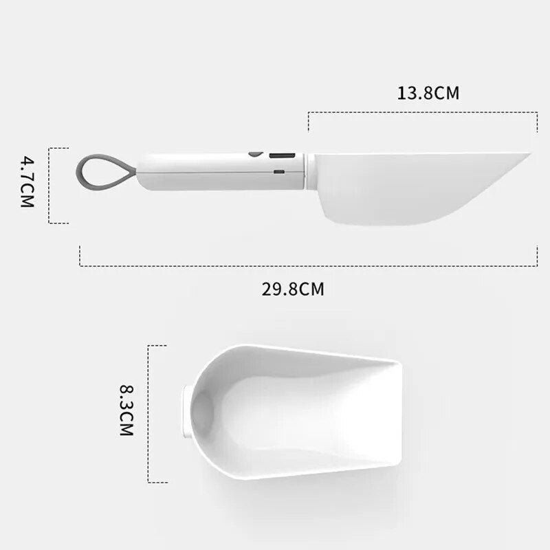Multi-Function Digital Pet Feeding Spoon & Kitchen Scale – Precision 0.1g to 800g Measurement