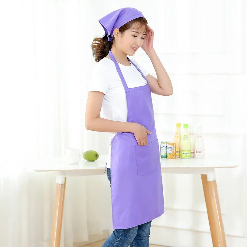 Korean-Inspired Multipurpose Apron for Cooking, Cleaning, and Service