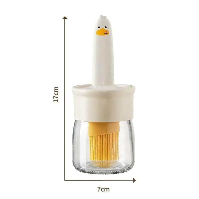 Versatile Silicone Oilbrush Bottle for Kitchen and BBQ