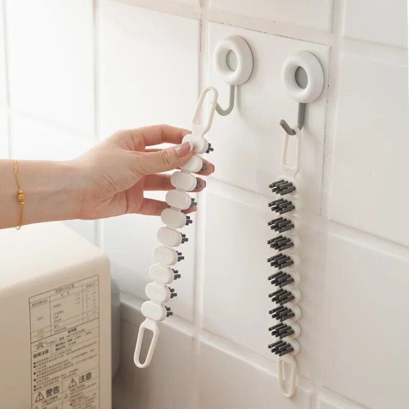 Multi-Purpose Bendable Kitchen and Bathroom Cleaning Brush