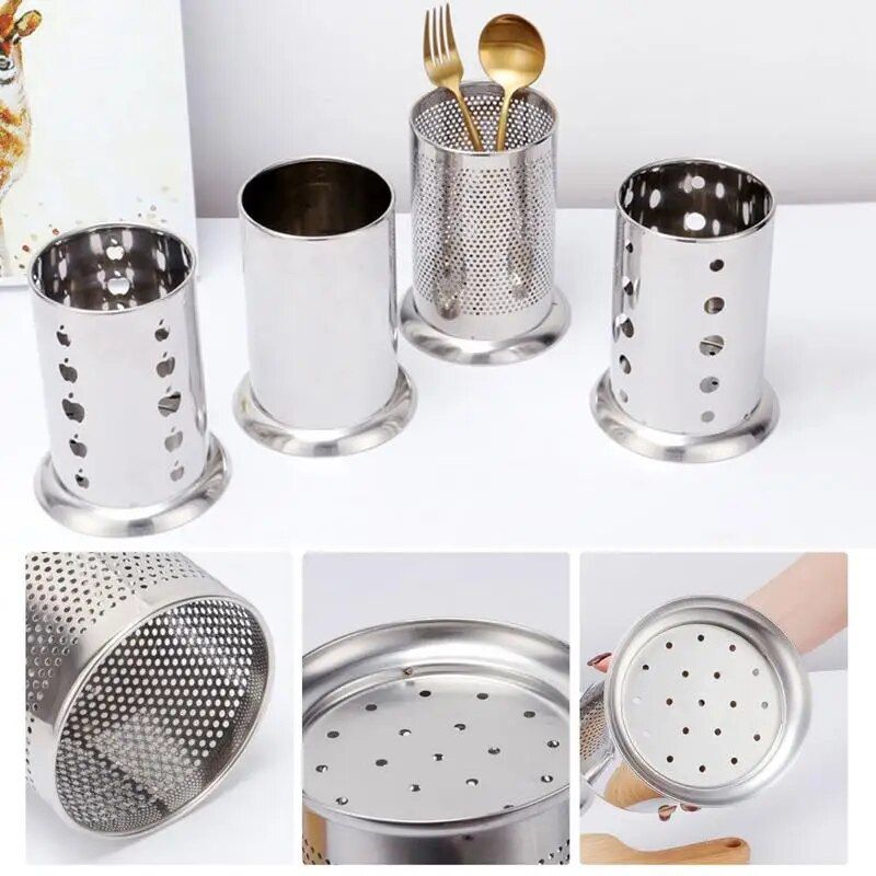 Stainless Steel Kitchen Organizer for Cutlery and Utensils