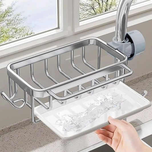 Kitchen Faucet Rack Perforation-Free Sink Rag