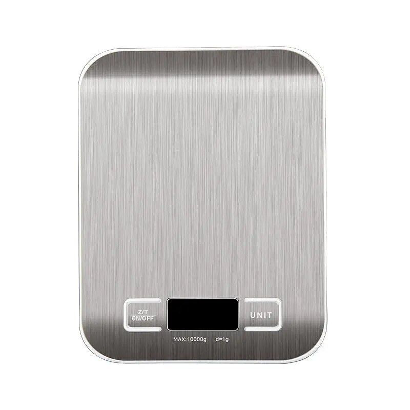 Compact Waterproof Stainless Steel Kitchen Scale for Baking and Food Measurement