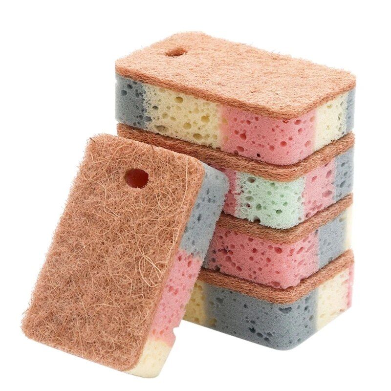 Eco-Friendly Double-Sided Kitchen Cleaning Sponges