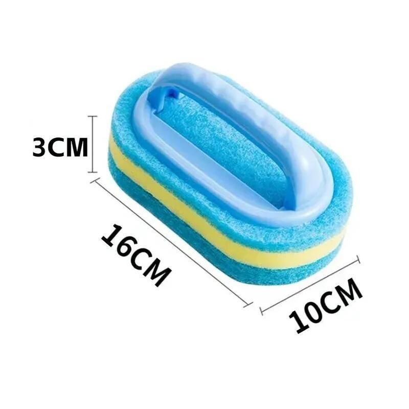 Multi-Purpose Cleaning Sponge Brush for Kitchen, Bathroom, and Home